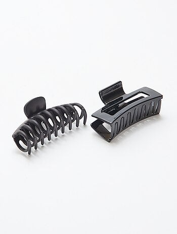 Set di 2 mollettoni per capelli -