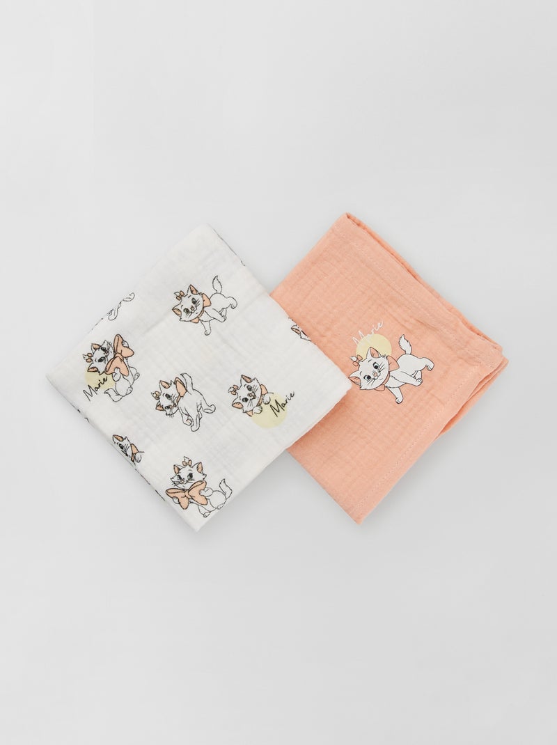 Set di 2 mussole 'Disney' BIANCO - Kiabi