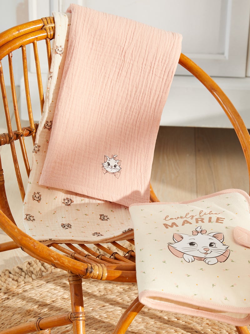 Set di 2 mussole 'Minou' BIANCO - Kiabi