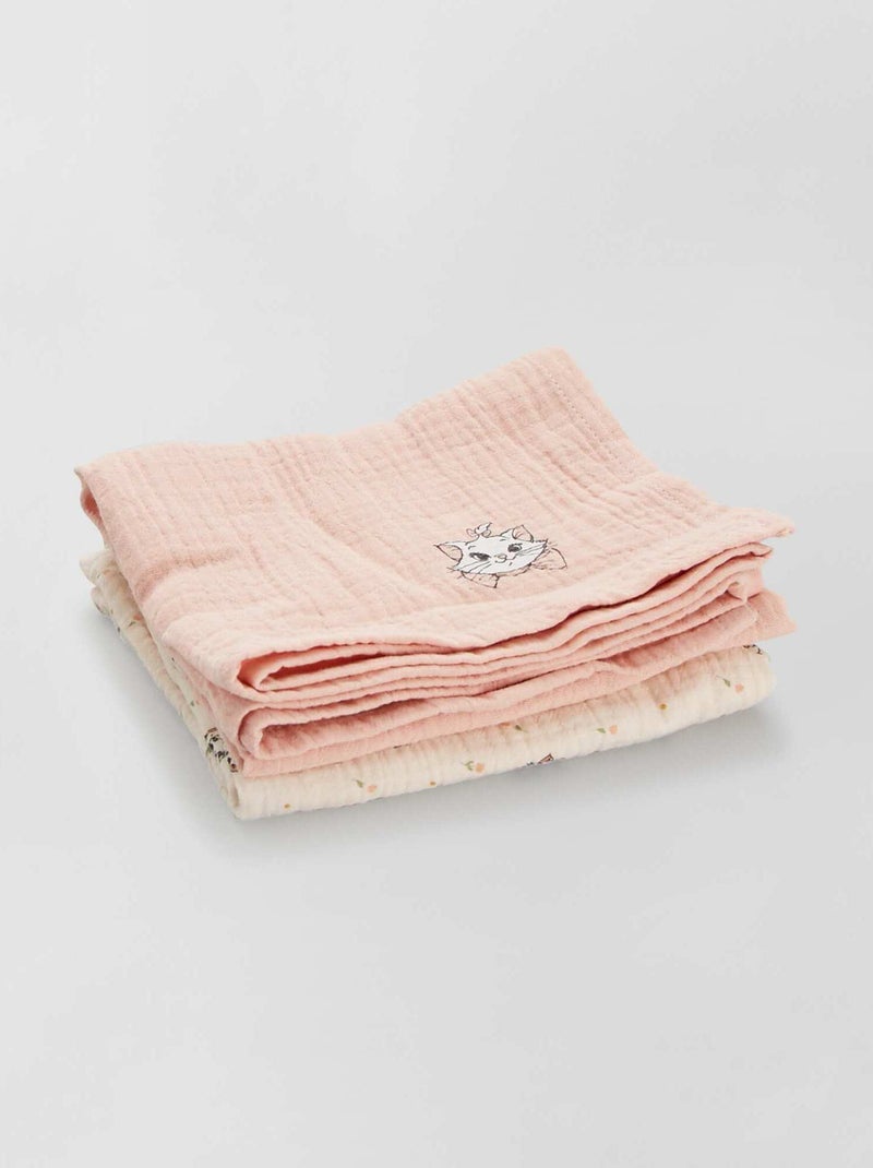 Set di 2 mussole 'Minou' BIANCO - Kiabi