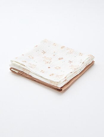 Set di 2 mussoline 'Petit Béguin'