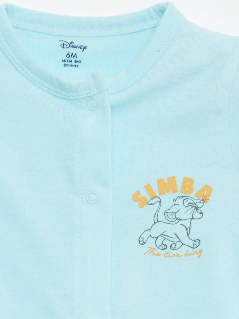 Set di 2 pagliaccetti a maniche corte 'Disney' BIANCO - Kiabi