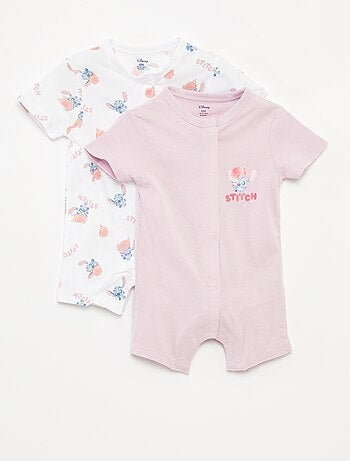 Set di 2 pagliaccetti a maniche corte 'Disney'