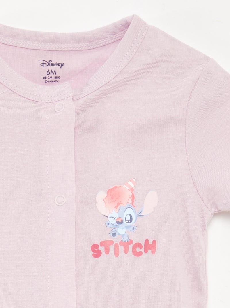 Set di 2 pagliaccetti a maniche corte 'Disney' BIANCO - Kiabi