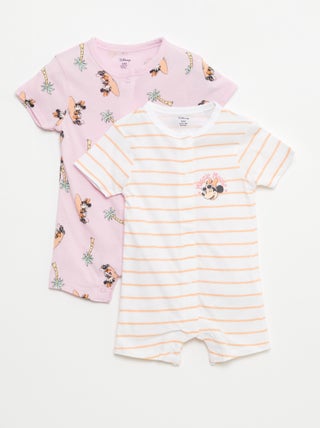 Set di 2 pagliaccetti a maniche corte 'Disney'