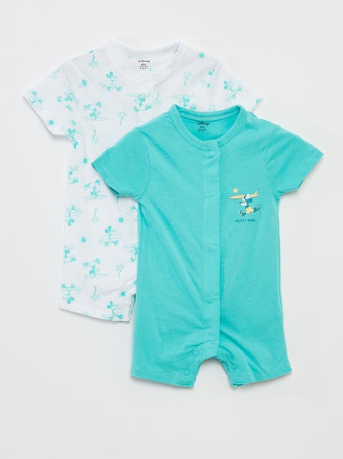 Set di 2 pagliaccetti a maniche corte 'Disney' - Kiabi