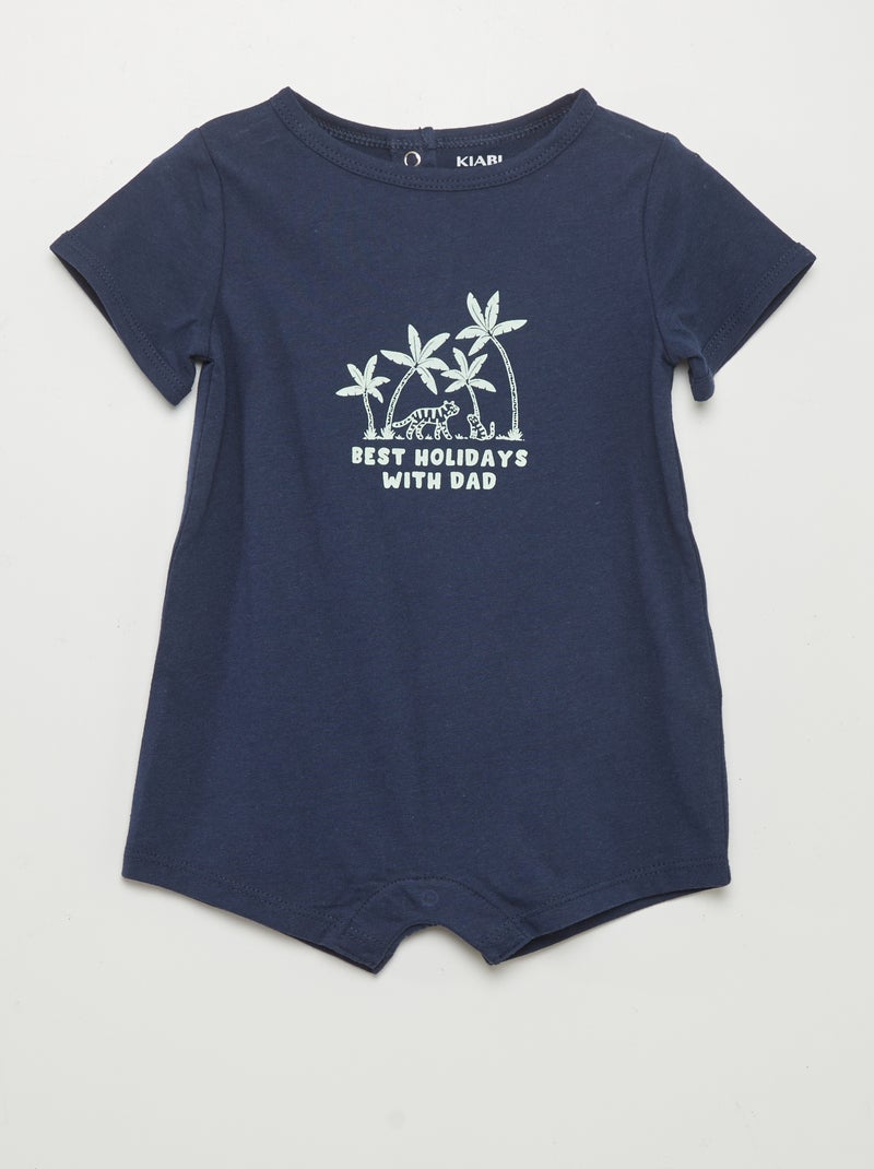Set di 2 pagliaccetti corti BLU - Kiabi