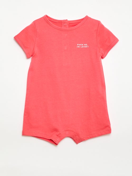 Set di 2 pagliaccetti corti in jersey - Kiabi