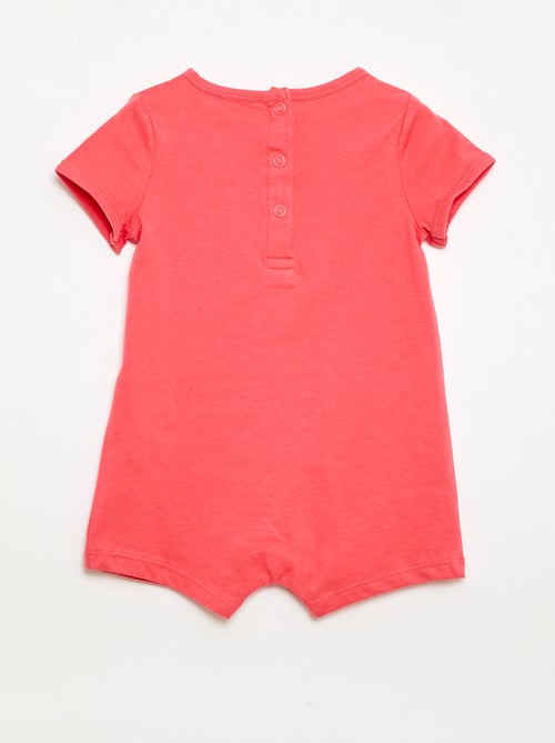 Set di 2 pagliaccetti corti in jersey - Kiabi