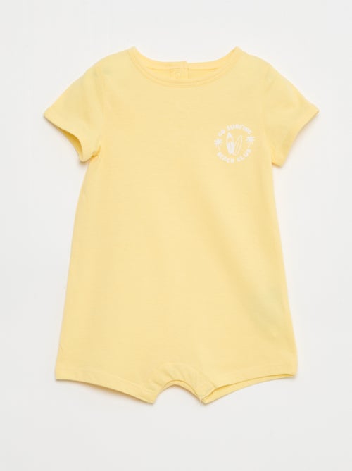 Set di 2 pagliaccetti corti in jersey - Kiabi