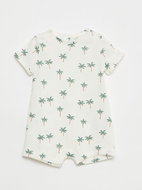 Set di 2 pagliaccetti corti in jersey - Kiabi