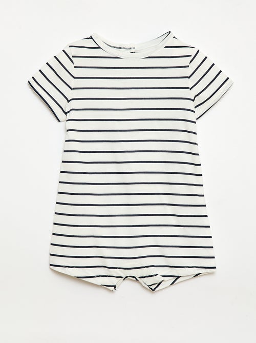 Set di 2 pagliaccetti corti in jersey - Kiabi