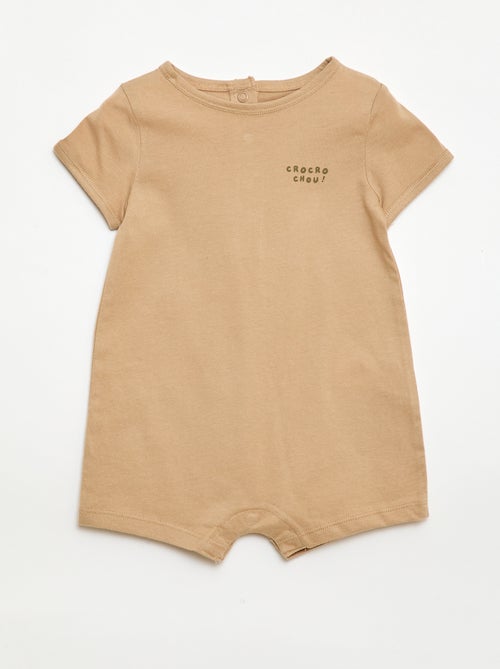 Set di 2 pagliaccetti corti in jersey - Kiabi