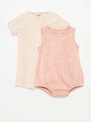 Set di 2 pagliaccetti corti