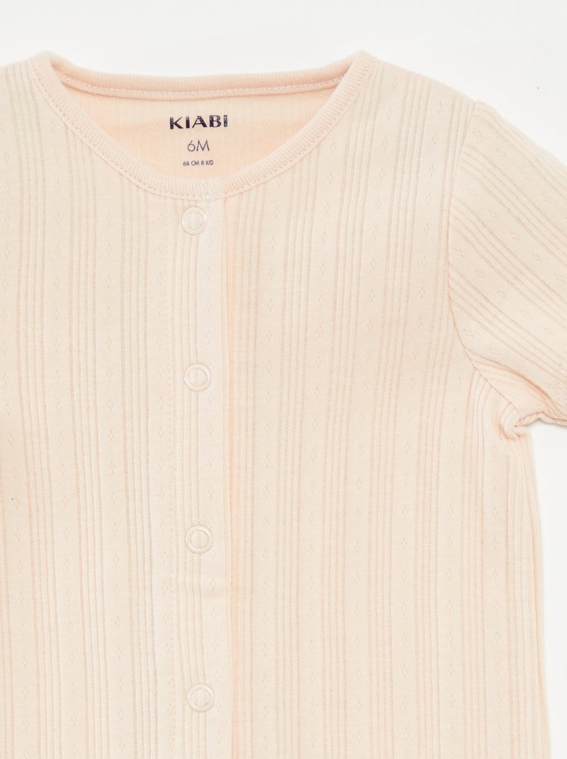 Set di 2 pagliaccetti corti ROSA - Kiabi