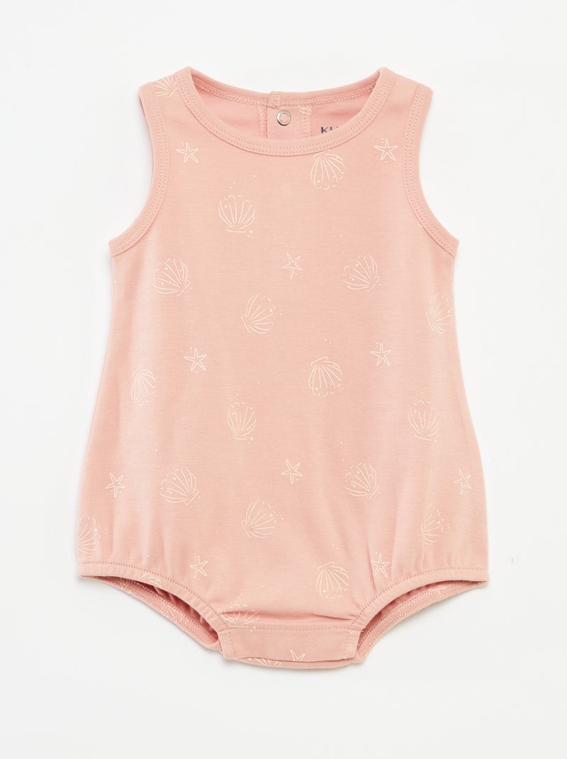 Set di 2 pagliaccetti corti ROSA - Kiabi