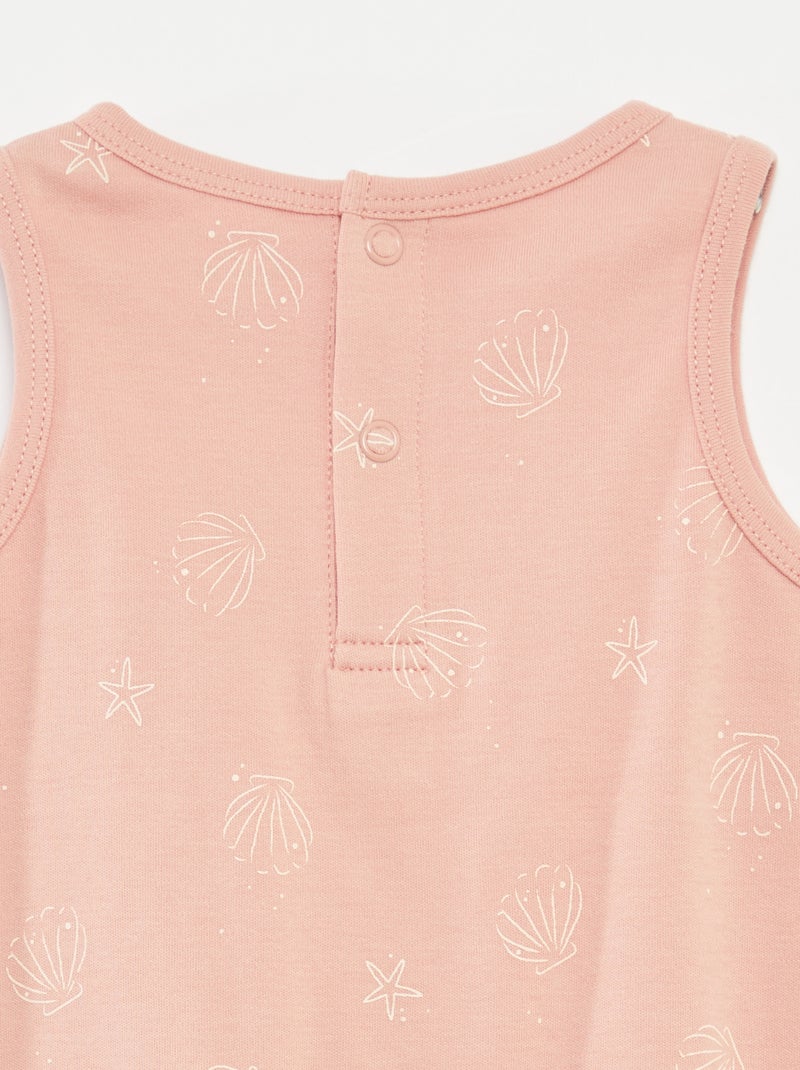 Set di 2 pagliaccetti corti ROSA - Kiabi