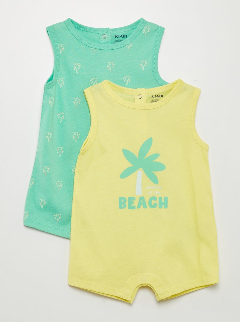 Set pagliaccetto per neonato Safari: completo unisex con leone della giungla - Italia