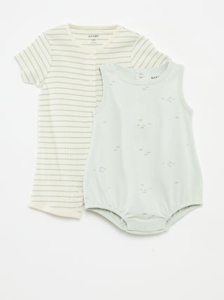 Set di 2 pagliaccetti corti