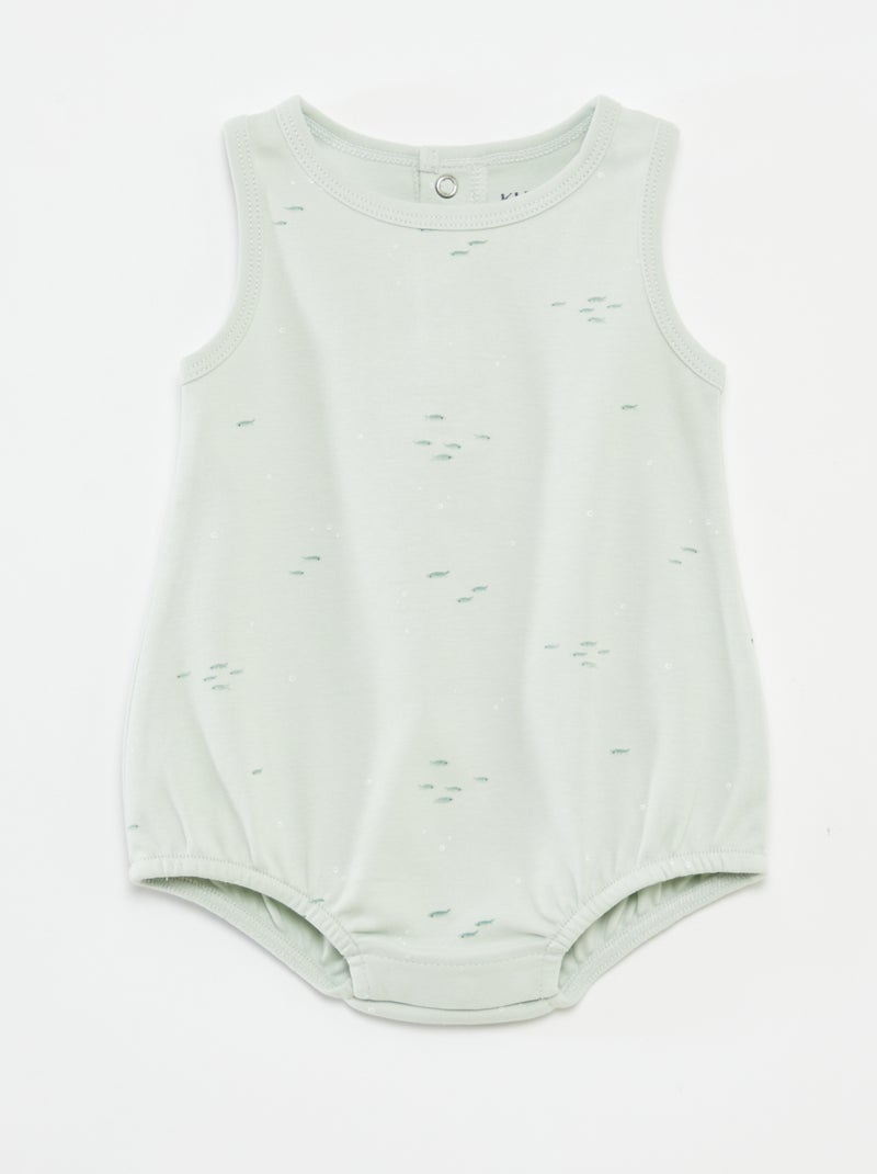 Set di 2 pagliaccetti corti VERDE - Kiabi