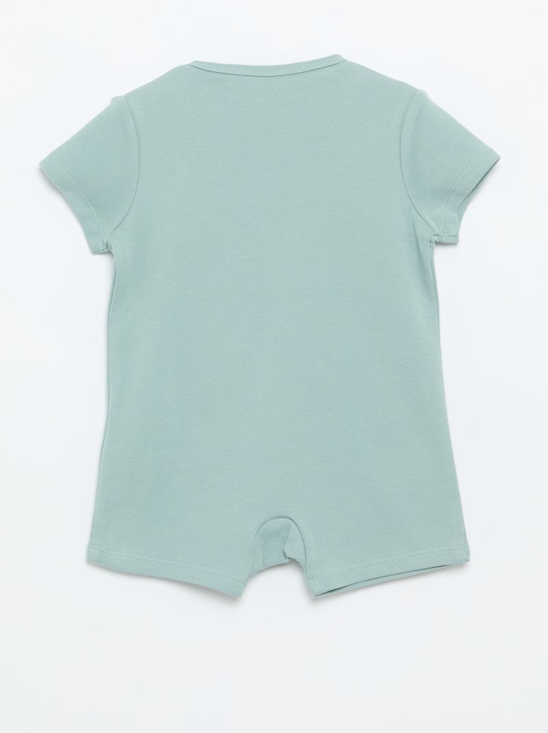 Set di 2 pagliaccetti in jersey a maniche corte Blu - Kiabi