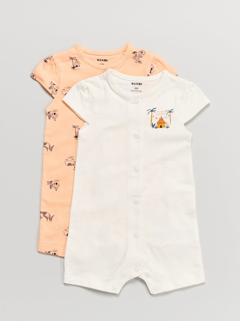 Set di 2 pagliaccetti ROSA - Kiabi