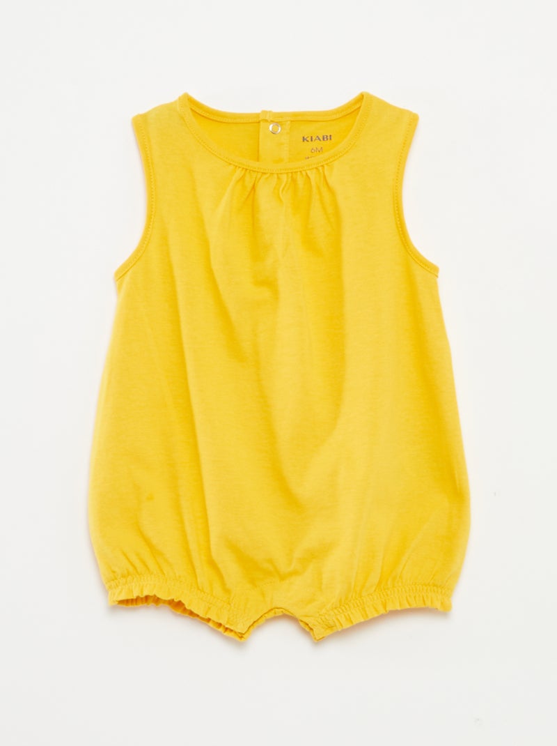 Set di 2 pagliaccetti senza maniche BIANCO - Kiabi