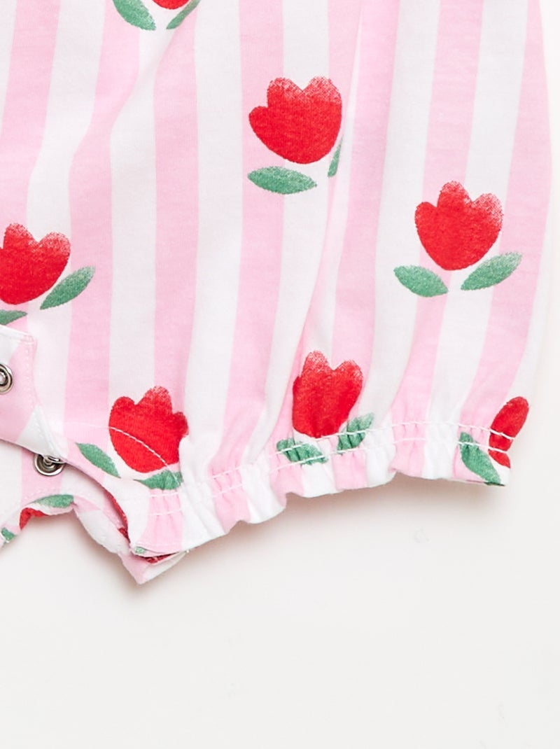 Set di 2 pagliaccetti senza maniche Rosa - Kiabi