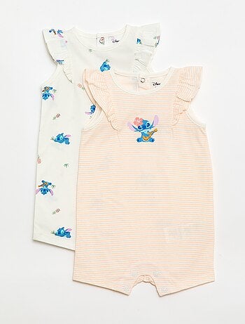 Set di 2 pagliaccetti \'Stitch\' \'Disney\' senza maniche