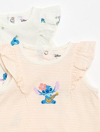 Set di 2 pagliaccetti \'Stitch\' \'Disney\' senza maniche