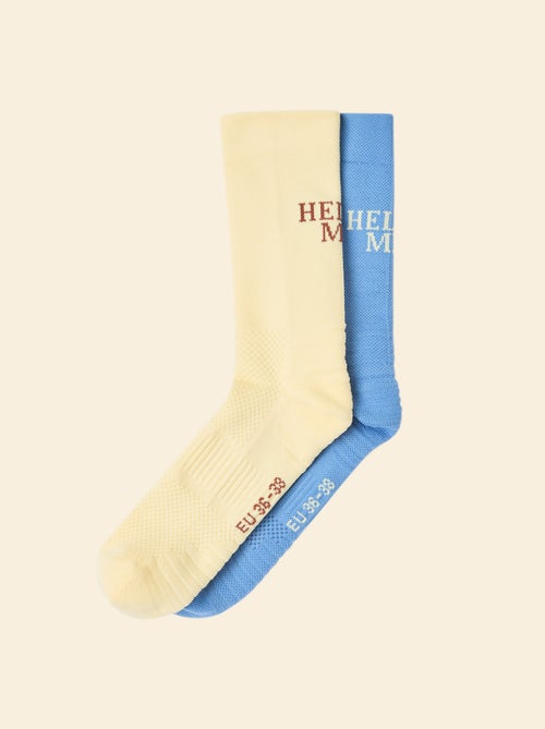 Set di 2 paia di calze alte compressive (ekstract) tinta unita - Kiabi