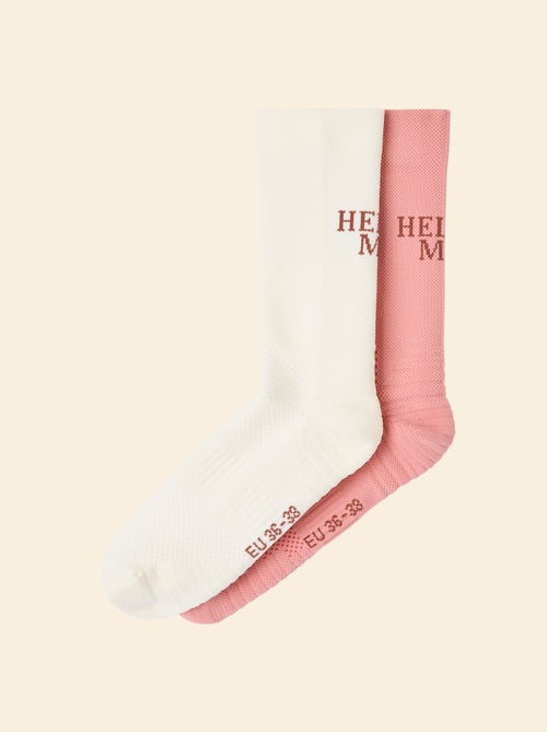 Set di 2 paia di calze alte compressive (ekstract) tinta unita - Kiabi