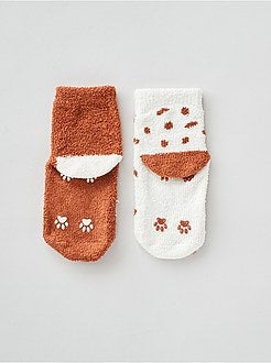 Set di 2 paia di calzini antiscivolo - Kiabi