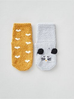Set di 2 paia di calzini antiscivolo - Kiabi