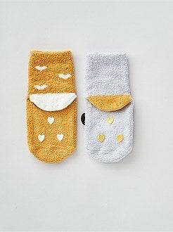 Set di 2 paia di calzini antiscivolo - Kiabi