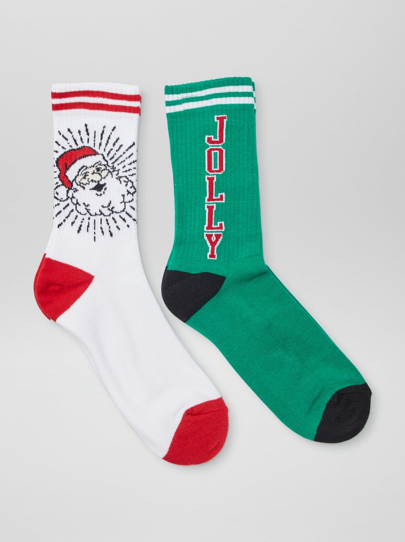 Set di 2 paia di calzini BIANCO - Kiabi