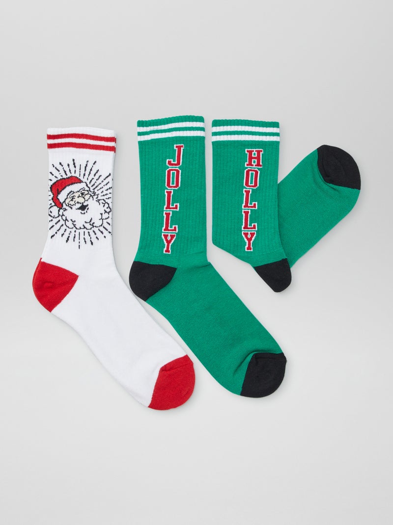 Set di 2 paia di calzini BIANCO - Kiabi