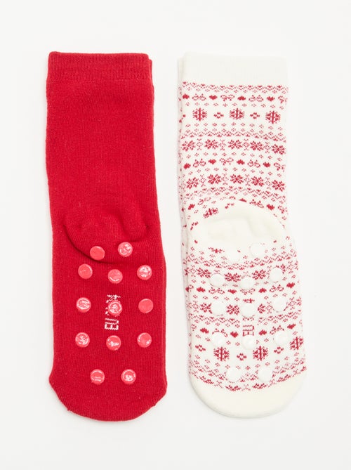Set di 2 paia di calzini caldi - Natale - Kiabi