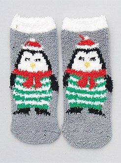 Bambina 3-12 anni - Set di 2 paia di calzini di Natale - Kiabi