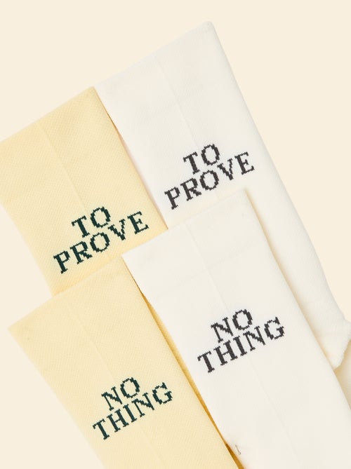 Set di 2 paia di calzini (ekstract) compressivi animati - Kiabi