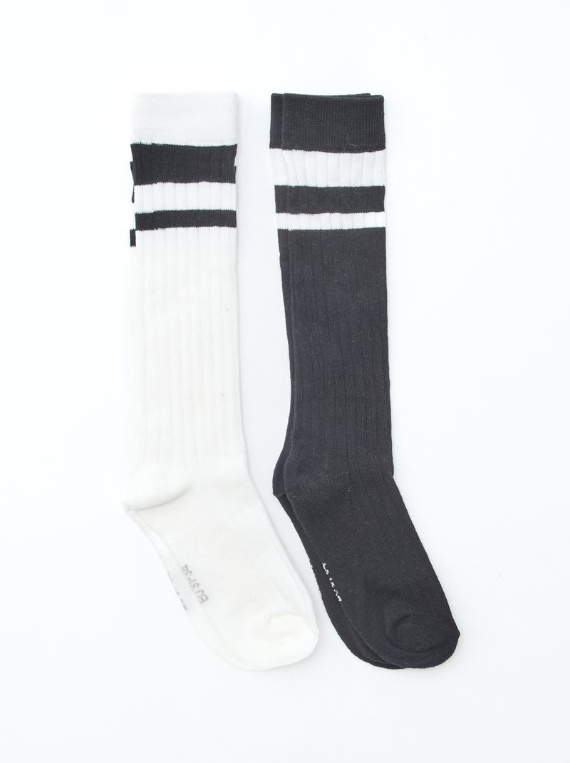 Set di 2 paia di calzini in cotone Bianco - Kiabi