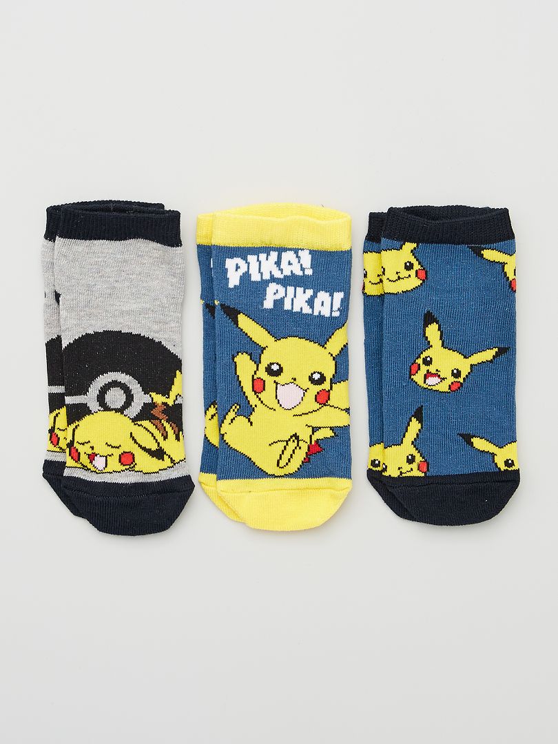 Set di 2 paia di calzini 'Pokemon' grigio/blu - Kiabi