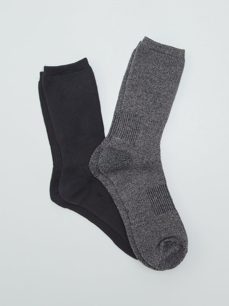 Set di 2 paia di calzini termici NERO - Kiabi