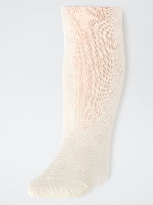 Set di 2 paia di collant caldi a punto smock - Kiabi