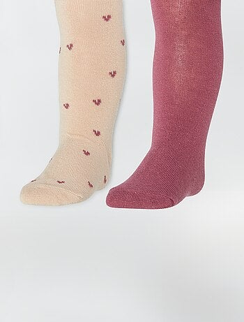 Set di 2 paia di collant caldi