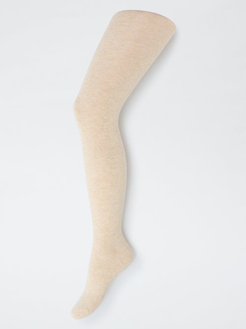 Set di 2 paia di collant caldi tinta unita - Kiabi