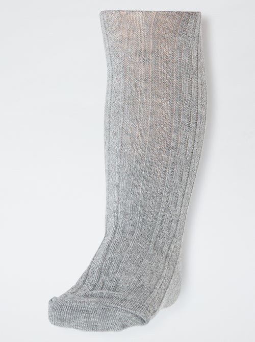 Set di 2 paia di collant in maglia - Kiabi