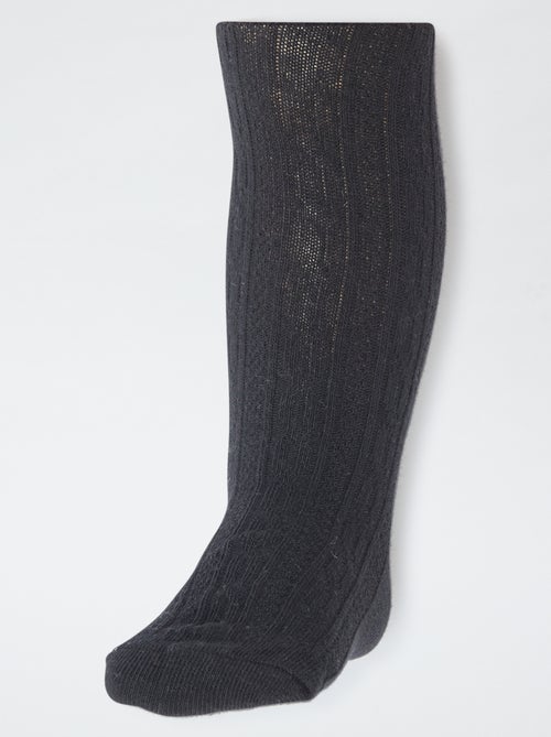 Set di 2 paia di collant in maglia - Kiabi