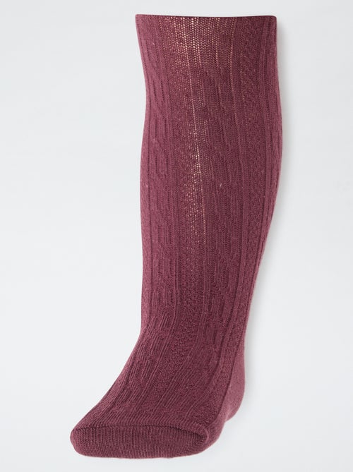 Set di 2 paia di collant in maglia - Kiabi