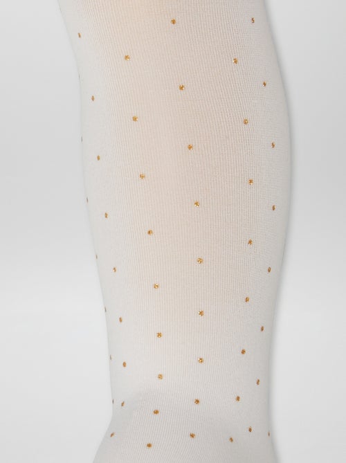 Set di 2 paia di collant leggeri fantasia - Kiabi